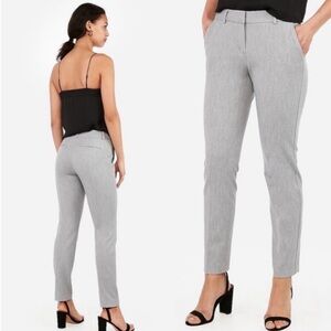 Express Columnist Mid Rise Work Pants